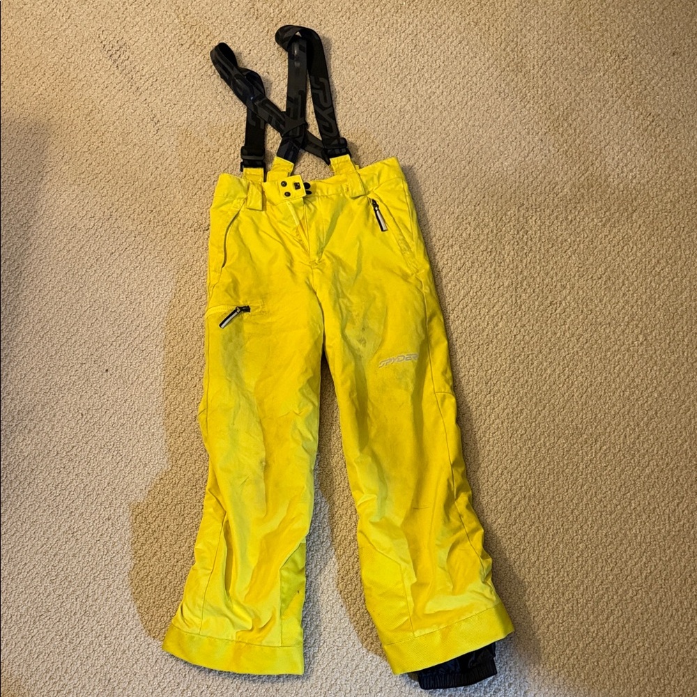 Spyder Kids Bright Yellow Snow Pants